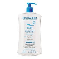 NEUTRADERM BABY Łagodna woda myjąca 3w1, 1L