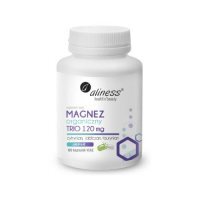 Aliness Magnez organiczny TRIO 120 mg z B6, 100 kaps.