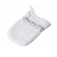 TEGA BABY Rękawica do kąpieli SOWA biała, 1 szt.