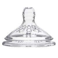 BabyOno Natural Nursing Smoczek antykolkowy do butelek, szybki, 1 szt.