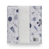 BabyMatex Pieluszki muślinowe - kosmos (70x80cm), 3szt.