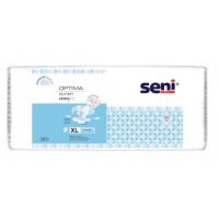 SENI OPTIMA SUPER X-LARGE Pieluchomajtki z pasem biodrowym, 30 sztuk