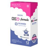 CDS22-formula 5 mld proszek do sporządzenia zawiesiny o smaku borówkowym, 12 sasz. (dawniej Vivomixx)