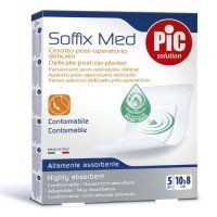 PIC SoffixMed Plastry 10x8cm, 5szt.