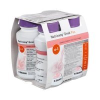 NUTRICOMP DRINK PLUS smak truskawkowy, 4x200ml