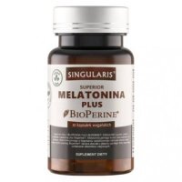 SINGULARIS Melatonina Plus Bioperine, 30 kapsułek