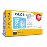 PIC Insupen Igły do penów 31G 8mm, 100 sztuk