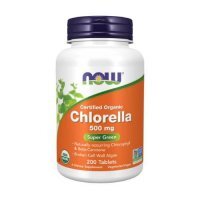 NOW Chlorella 500mg, 200 tabletek