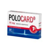Polocard 75 mg, 30 tabletek dojelitowych