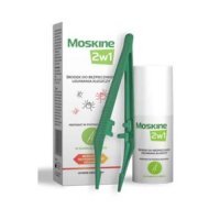 Moskine Środek do bezpiecznego usuwania kleszczy 2w1 z pęsetą