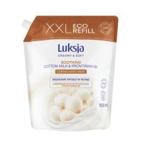 LUKSJA Creamy & Soft Kremowe mydło w płynie Mleczko bawełniane i Prowitamina B5, 1500ml