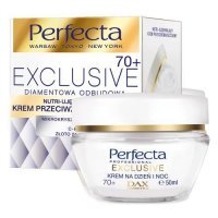 PERFECTA Exclusive Diamentowa Odbudowa Nutri-ujędrniający krem przeciwzmarszczkowy 70+, 50ml