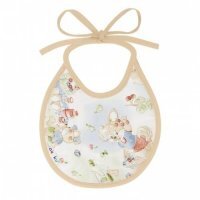 Akuku Śliniak wiązany mini Zwierzęta w sadzie beżowy A1600, 1 szt.