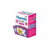 Rodzina Zdrowia Fikaminki Lizaki witaminowe smak malinowy, 50 szt.