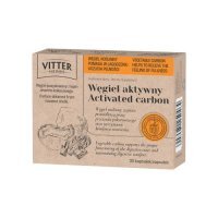 Vitter Herbs Węgiel aktywny, 30 kaps.