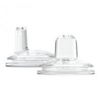 Dr Brown's Ustnik silikonowy "niekapek" do butelki z szeroką szyjką 6m+, 2szt.