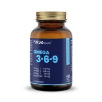 Pureo Health Omega 3-6-9, 60 kaps.