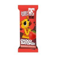 BeRAW Kids Batonik Truskawka & Czekolada, 25 g