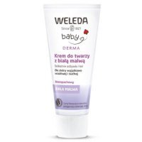 WELEDA Baby Krem do twarzy z białą malwą dla dzieci i dorosłych, 50ml