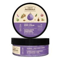 GREEN PHARMACY Peeling cukrowo-solny do ciała Figi i Olej arganowy, 200ml