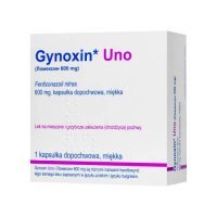 Gynoxin Uno 600 mg, 1 kapsułka dopochwowa miękka