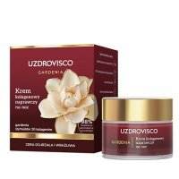 Uzdrovisco Gardenia Krem kolagenowy naprawczy na noc, 50 ml