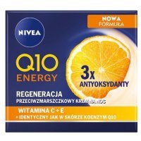 NIVEA Q10 ENERGY Przeciwzmarszczkowy krem na noc, 50ml