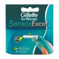 Gillette Sensor Excel Wymienne wkłady do maszynek dla kobiet, 5 szt.