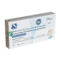 Deepblue SARS-CoV-2 & Grypa A+B & RSV & ADV Zestaw Combo antygenów, 1 szt.