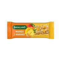 Bakalland Baton zbożowy mango i ananas, 40 g