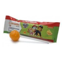 Pharmasis Lizak Multiwitamina Psi Patrol o smaku pomarańczowym, 1 szt