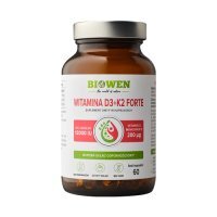 Biowen Witamina D3 + K2 Forte, 60 kaps.