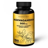 Ashwagandha 500 mg, 100 kaps.