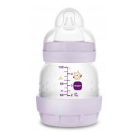 MAM Perfect Start Butelka antykolkowa 0m+ 130ml fioletowa