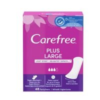 Wkładki higieniczne CAREFREE Plus Large Light Scent, 48szt.