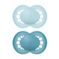 MAM Smoczek uspokajający silikonowy Original 6m+ Mat boy, 2szt.