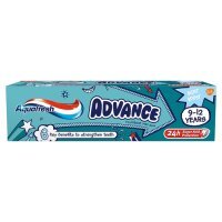 Aquafresh Advance Pasta do zębów stałych dla dzieci 9-12 lat z fluorkiem, 75 ml
