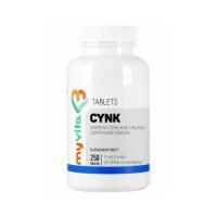 MyVita Cynk 15 mg, 250 tabl.