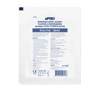 Apteo Samoprzylepny jałowy plaster z opatrunkiem na rany 10 cm x 9 cm, 1 szt.