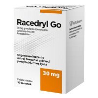 Racedryl Go 30 mg, 10 saszetek - lek na biegunkę u dzieci