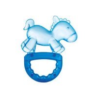 CANPOL BABIES Gryzak wodny z grzechotką dla niemowląt niebieski KONIK 74/018