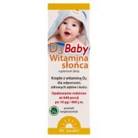 Dr. Jacob's Witamina Słońca D3 Baby Krople z witaminą D3, 20 ml