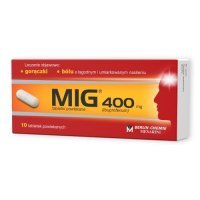 MIG 400mg - 10 tabletek KRÓTKA DATA 31.12.2025