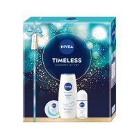 Nivea Timeless Zestaw kosmetyków Krem do twarzy, 100 ml + Pielęgnujący żel po prysznic, 250 ml + Antyperspirant roll-on, 50 ml