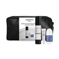 Sesderma Men Zestaw Kompleksowa pielęgnacja męskiej skóry (Emulsja do twarzy, 50 ml + Żel pod oczy, 15 ml + Deo roll-on, 75 ml)