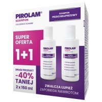 Pirolam Szampon przeciwłupieżowy, 2 x 150 ml
