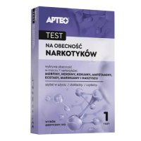 Test na obecność narkotyków APTEO, 1 sztuka KRÓTKA DATA  05.01.2026