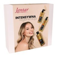 FARMONA JANTAR Intensywna Regeneracja Zestaw Szampon regenerujący, 300 ml + Odżywka wcierka, 100 ml + Mgiełka regenerująca, 200 ml