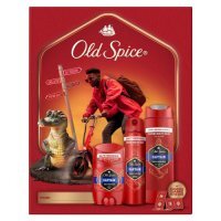 Old Spice Captain Zestaw prezentowy dla mężczyzn: Żel pod prysznic i szampon do włosów 3w1, 250 ml + Dezodorant w sprayu, 150 ml + Dezodorant w sztyfcie, 50 ml