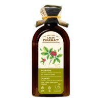 Green Pharmacy Żen-szeń i Marokański olej miętowy Szampon do wrażliwej skóry głowy, 350 ml